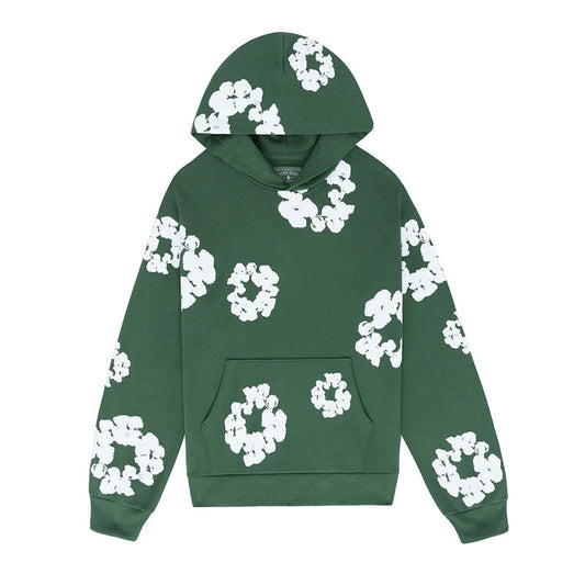 DENIM TEARS – Hoodie Green DRIPPED
