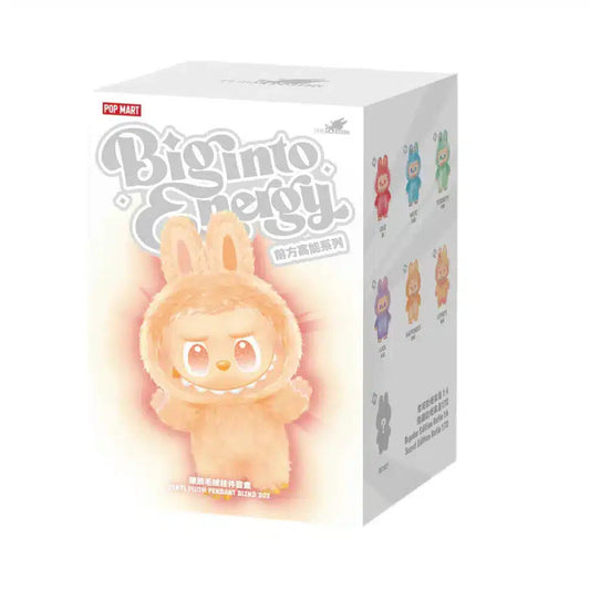 POP MART THE MONSTERS LABUBU BIG INTO ENERGY SERIES VINYL PLUSH PENDANT SINGLE BLIND BOX DRIPPED